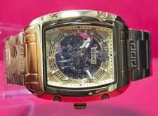 Vintage Versace Skeleton Automatic GP Case Men's Watch