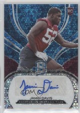 2021 Panini Spectra Rookie Auto Neon Blue Prizm 39/50 Jamin Davis #259 Auto 9r9