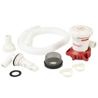 Attwood Tsunami MK2 T500 Manuelle Bilgepumpe 500GPH 12V Installationsset 5614-7