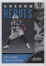 2020 Panini Absolute Unsung Heroes Curtis Samuel #UH-CS 09lb
