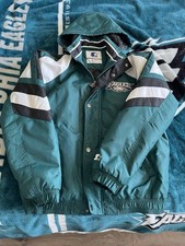 NFL STARTER EAGLES イーグルス　ダウンジャケット　刺繍　L NFL STARTER EAGLES イーグルス ダウンジャケット 刺繍 L NFL