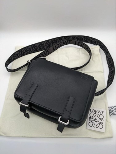 Genuine LOEWE Military Messenger Bag XS