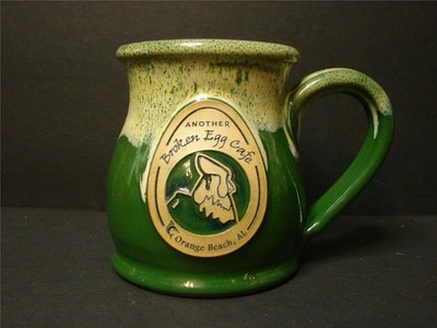 Another Broken Egg Cafe Orange Beach AL Ceramic Mug By Deneen Pottery Co. New