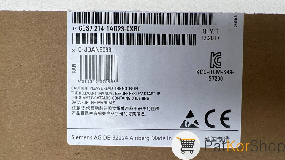 Siemens 6ES7 214-1AD23-0XB0 CPU S7-200 - Photo 2/4