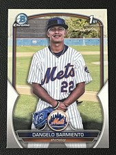 2023 Bowman Chrome #BCP-161 Dangelo Sarmiento 1st Bowman New York Mets