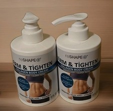  2 Reshape Firm  Tighten Collagen Body Cream Skin Lotion 15 Fl Oz ea