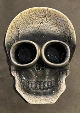 Halloween Skull Ceramic Chip & Dip Tray/ Platter 15”x 11”