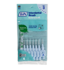 Scovolini interdentali extra soft 0,6 mm TePe azzurri 8 pz denti sensibili