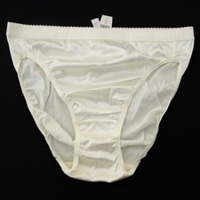 NEW Victoria's Secret VTG Second Skin Satin Signature Brief Panty LARGE
