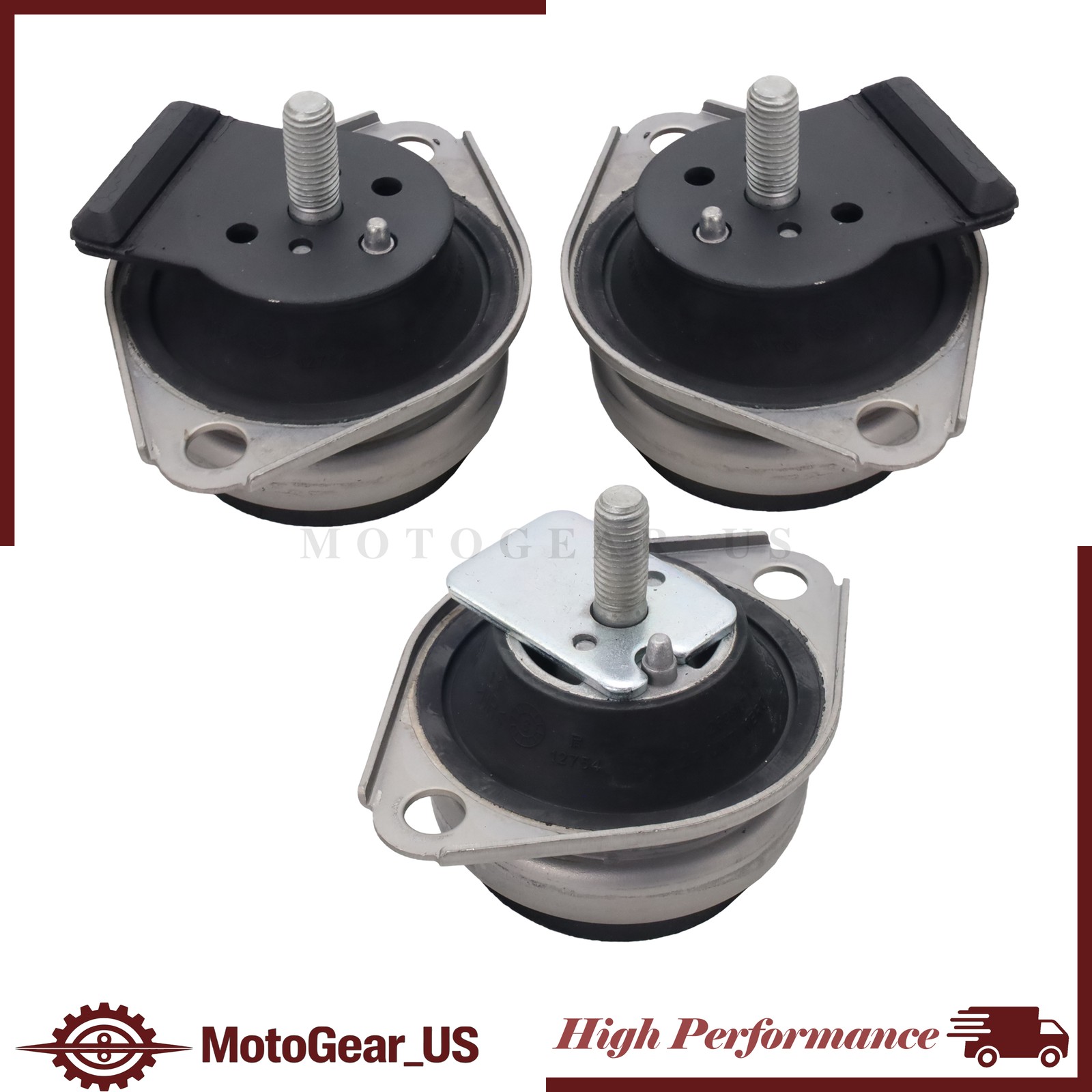 Maserati Quattroporte 2003-2012 Engine mounts 3 pcs