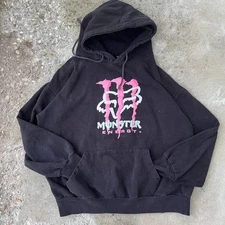 Retro Monster Energy Fox Racing Pink Design Hoodie S-3XL