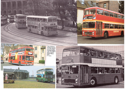 55 LOT Semi-Modern Double-Deck Buses, Nice Variety of Magazine & Book Clips