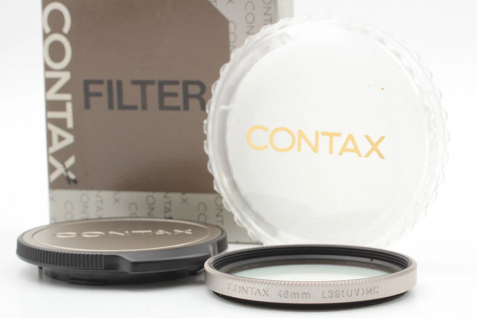 [Near MINT] Contax 46mm UV Filter & Body Cap for G2 From JAPAN - Image 2 of 4