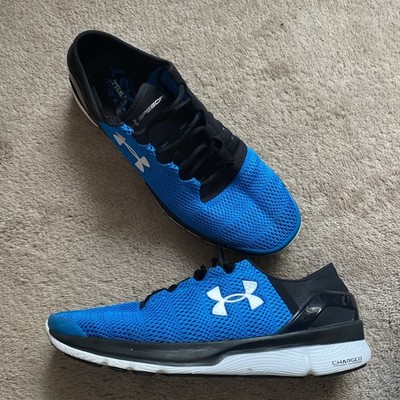 Under Armour Men's SpeedForm Apollo Vent running shoe Size 13 Blue Charged Sneak