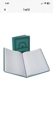 New Esselte 66150J Canvas Journal 150 Sheets Blue 12.12''x7.62''