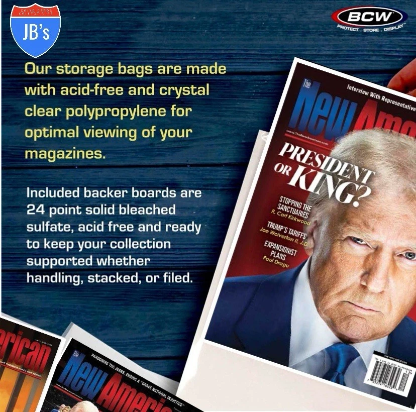 (8X) DONALD TRUMP Magazine Lot 2023-2025 The New American Foto 2 de 4