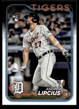 ANDRE LIPCIUS 2024 TOPPS SERIES 2 RC DETROIT TIGERS #509