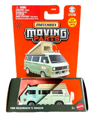 Matchbox 1986 VW Volkswagen T3 Vanagon Moving Parts 25/50 2026 1:64 Modellauto - Bild 1 von 4
