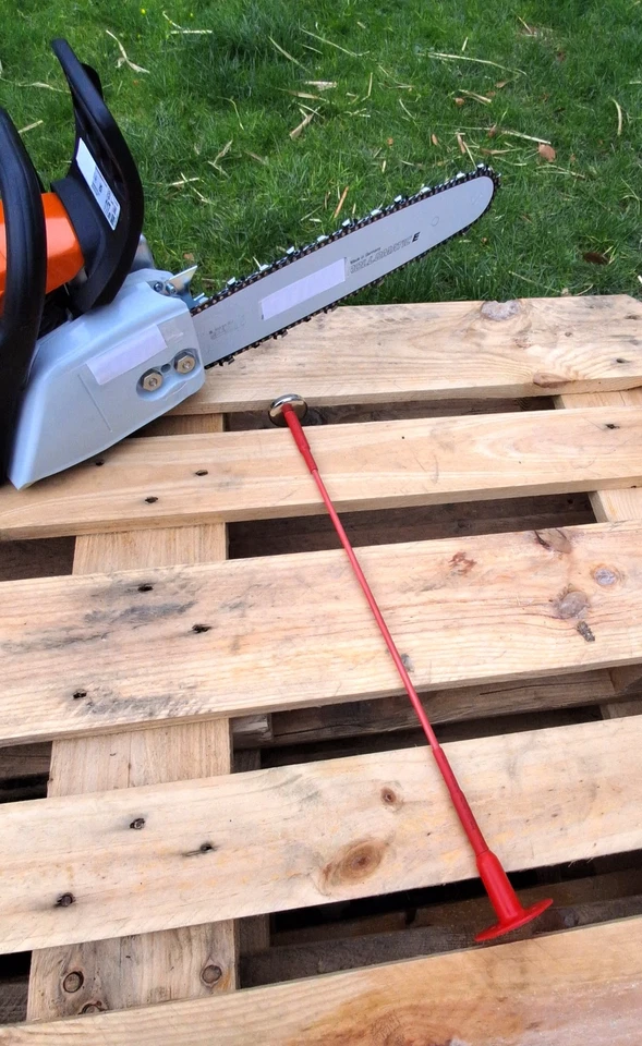 MAGNET Glasfieber Ablänghilfe für Motorsäge Ablängstab Längenanschlag Fieberglas - Bild 2 von 4