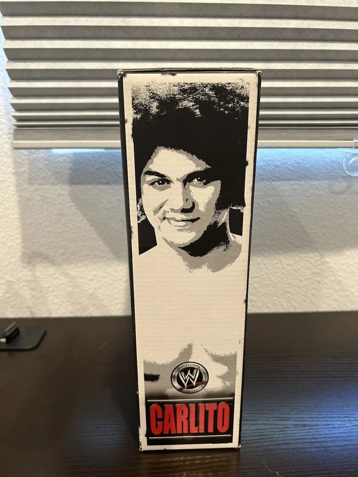 WWE Jakks Pacific Unmatched Fury Carlito Platinum Series 3, 2007. Firmado Foto 4 de 4