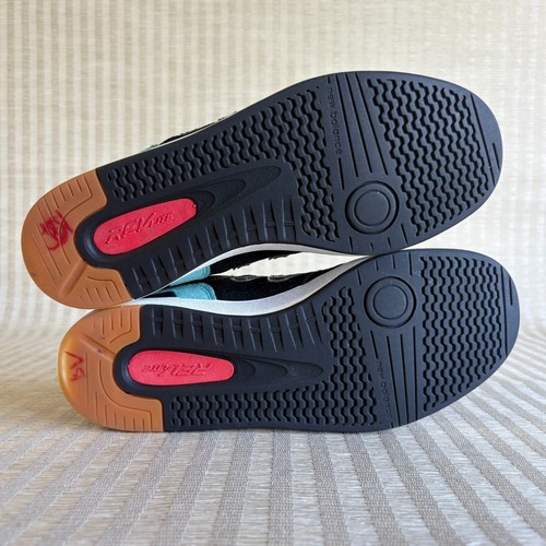 New Balance Mens 574 Courtline CT574BNH Black Blue Court Shoes Sneakers Size 8.5 - 第 4/20 張圖片