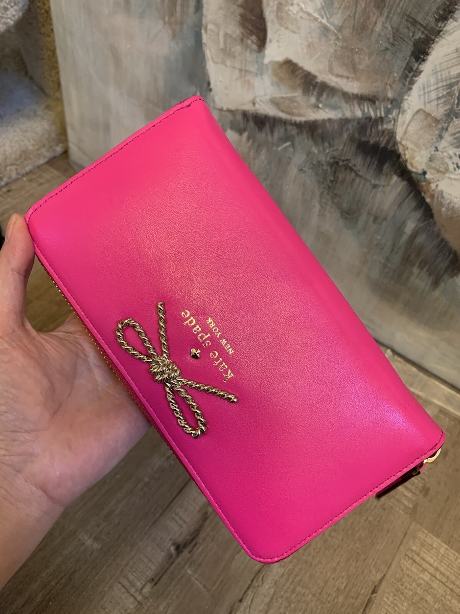 Kate spade kate spade long wallet ribbon round zip wallet PWRU3576 