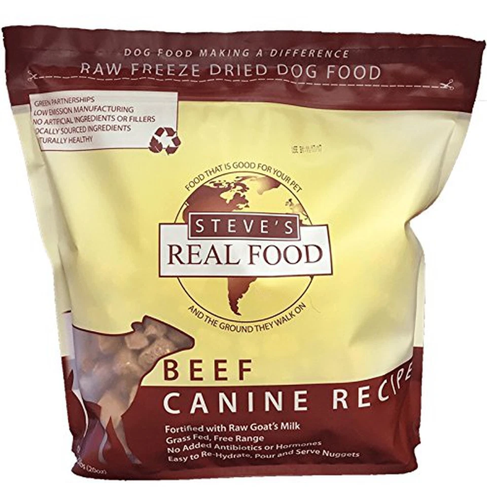GENERIC Steve's Real Food Freeze-Dried Raw Nuggets 1.25# (Beef)