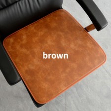 1PC Office PU Leather Cushion Waterproof Non-slip Student Study Dining Chair Pad