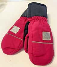 Faded Glory Girls Mittens - Pink Black Thinsulate - Size S - M