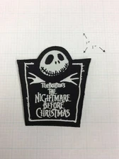Nightmare Before Christmas Tombstone Patch Iron On Applique Gothic Punk Horror