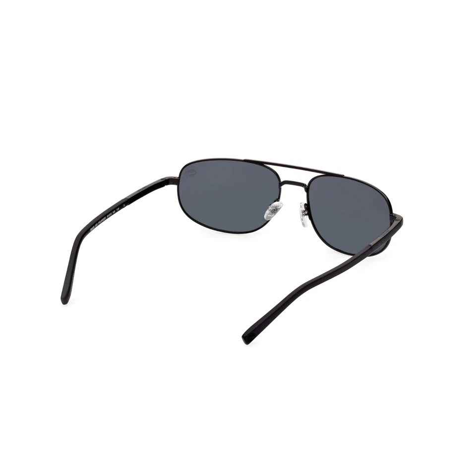 Gafas de sol Timberland TB9285 02D negro mate polarizadas de metal aviador 61-18-140 Foto 3 de 4