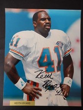 Keith Byars Autographed 8