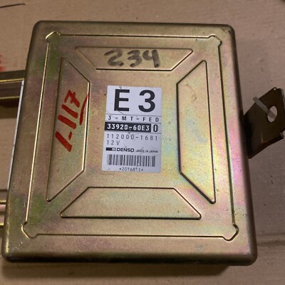 1992 93 Geo Metro Pontiac Firefly ECM Control Module 33920-60E3 OEM USED