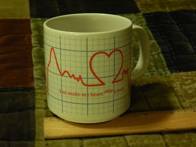 Medical Doctor Student Nurse (EKG) Cardiac ''You Make My Heart Skip A Beat'' MUG