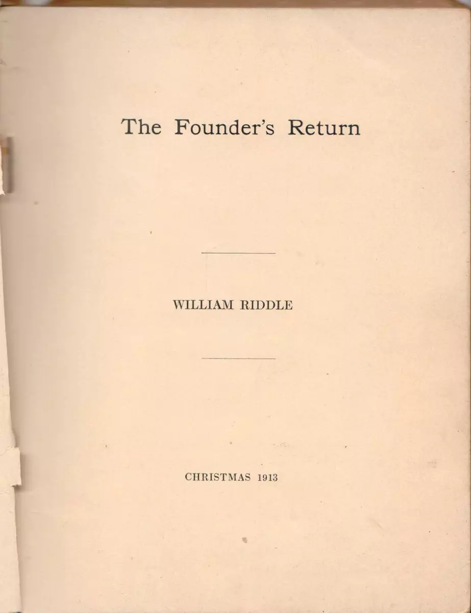 The founder's return