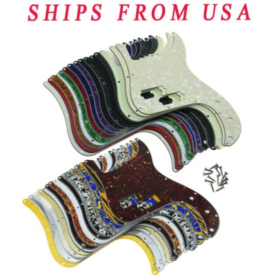 KAISH USA Spec Precision Bass P Bass Pickguards Scrach Plate 3 Ply Various Color