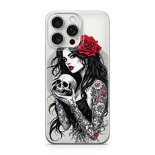 Sunny-Case Handyhülle für iphone 12 MINI Gothic Girl Totenkopf Skull Nr.812 DA