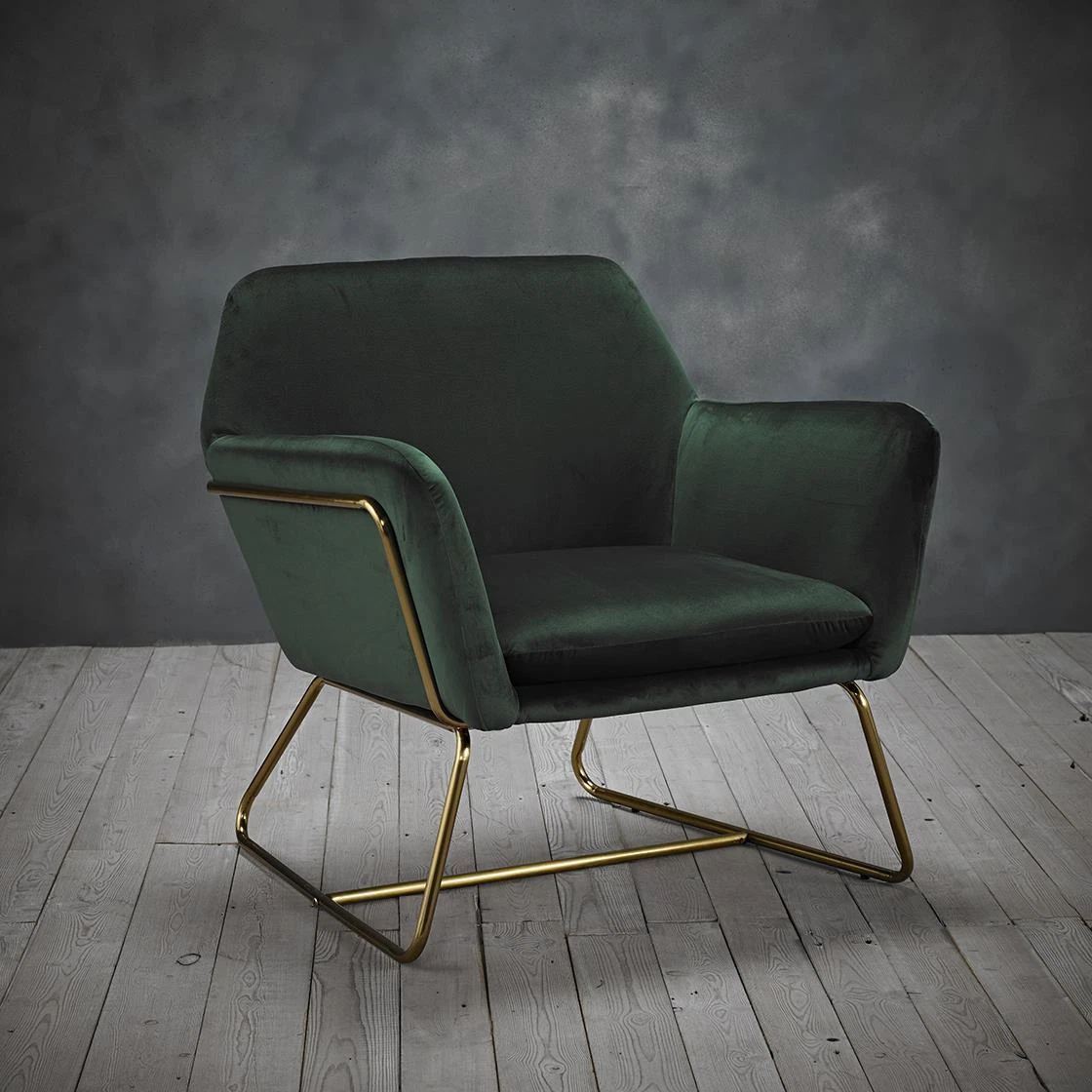 Green cheap statement chair