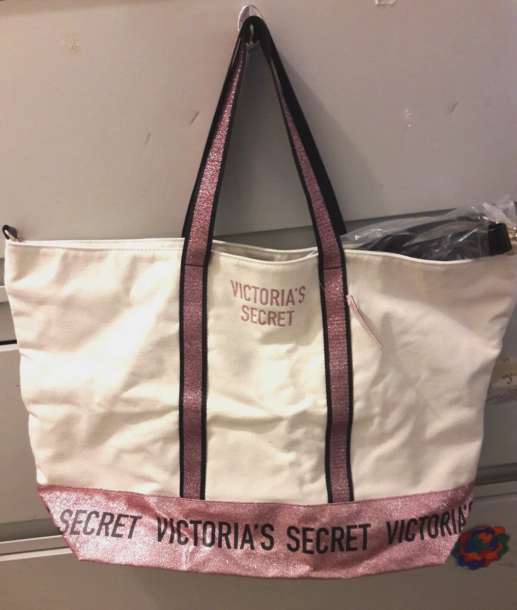 canvas victoria secret tote bag