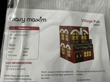 MARY MAXIM Plastic Canvas Village Kits - YOUR CHOICE