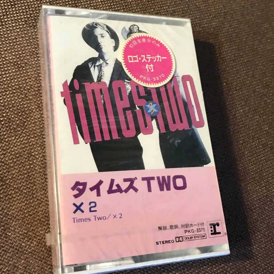 Sealed TIMES TWO X2 JAPAN CASSETTE PKG-3370 w/PROMO STICKER 1988 issue Free S&H - Image 1 of 4
