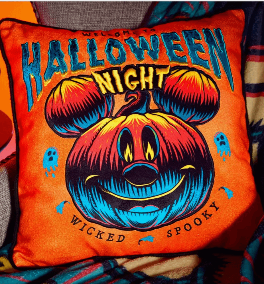 Disney Parks Mickey Mouse Halloween Night Jack-o'-Lantern Orange