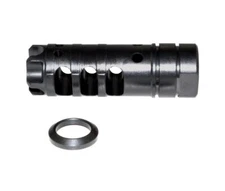 1/2x28 TPI , 5/8x24 TPI Thread Steel Competition Muzzle Brake