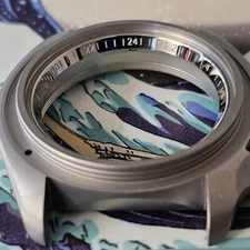 Chapter Ring SKX007 GMT / Polished SEIKO MOD SKX SKX007 SKX009 SRPD