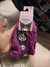 Sanrio Characters Kuromi Women's Socks Fits Sizes 9-11