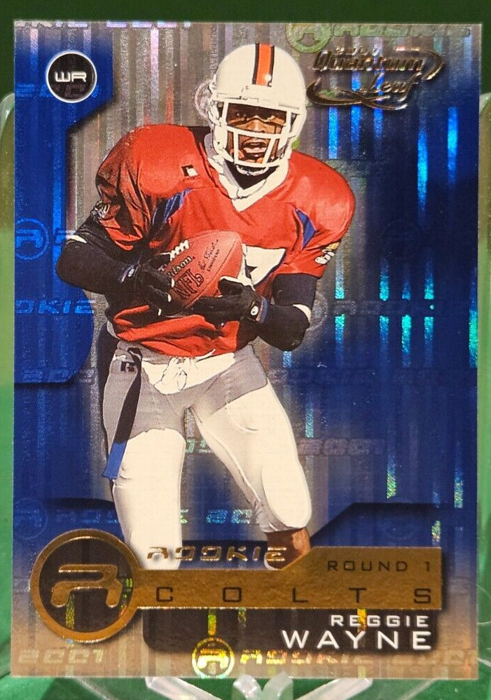 2001 Quantum Leaf REGGIE WAYNE #228 Rookie                                    R3