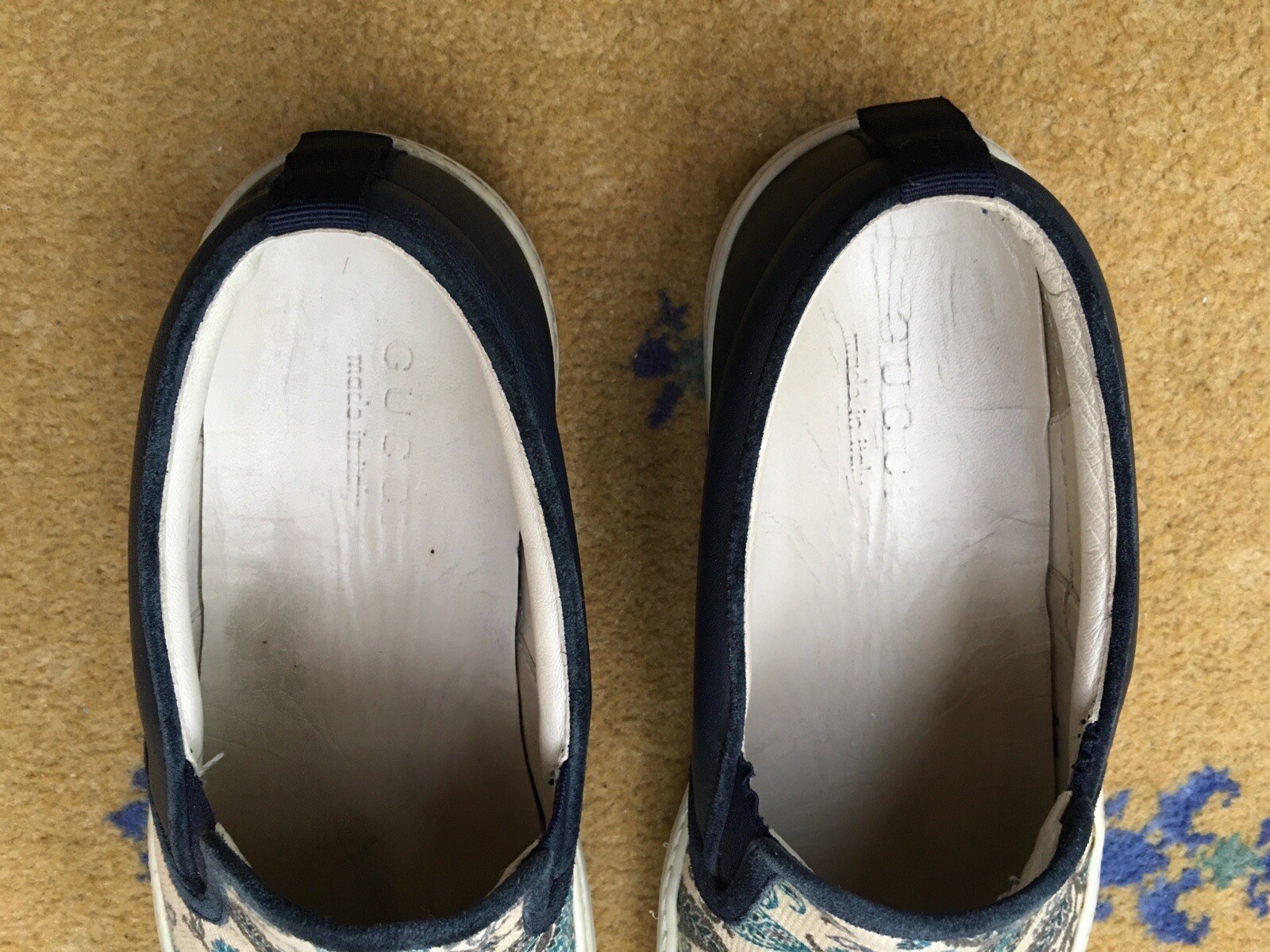 Gucci Trainers Sneaker Shoes Paisley Canvas Leather Mens UK 6.5 US 7.5 EU 40.5 thumbnail 9