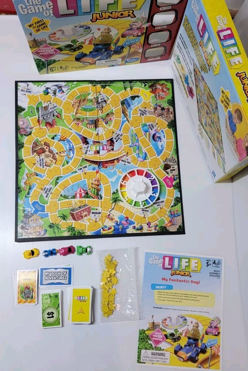 The Game of Life Junior Hasbro Board Game Ages 5+ | eBay