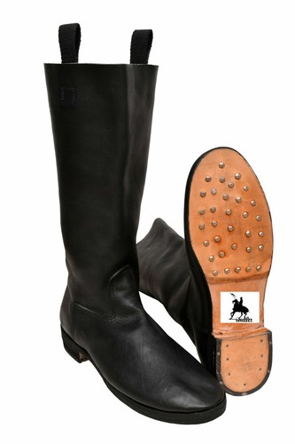 Botas alemanas marchando negro-tamaño de 5 a 15-Segunda Guerra Mundial |  eBay