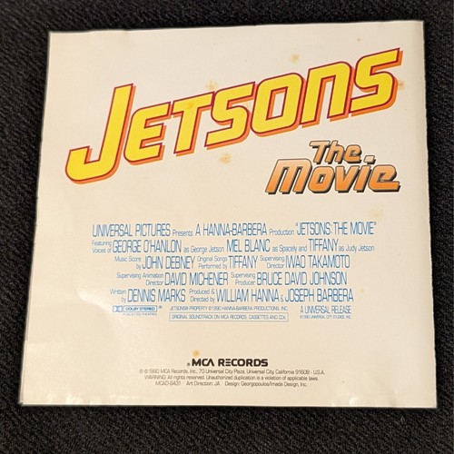 Jetsons The Movie 1990 Original Motion Picture Soundtrack CD Hanna Barbara OOP - Bild 7 von 7